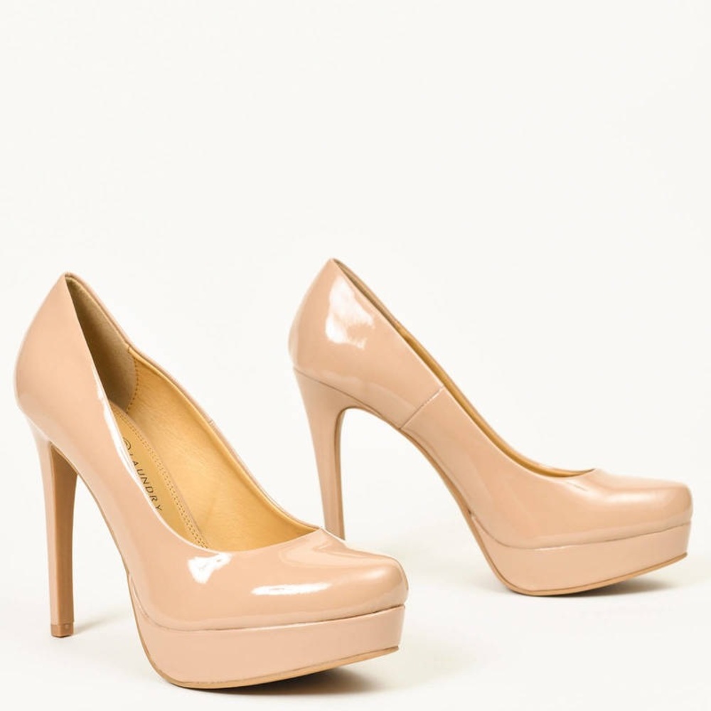 ✨🔥Chinese Laundry 9 Nude Pumps, Worn once l‼️💯